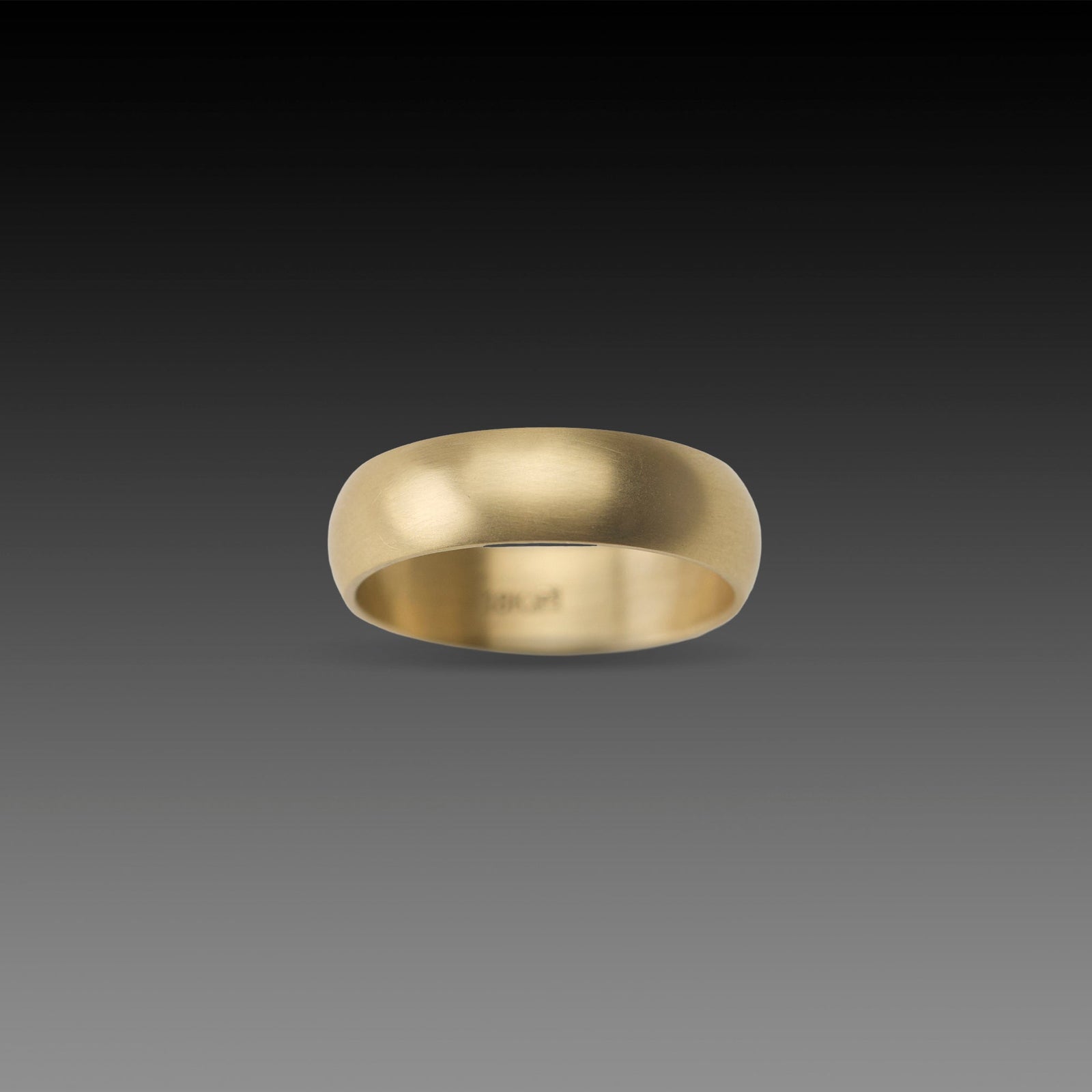 6mm Smooth Gold Band