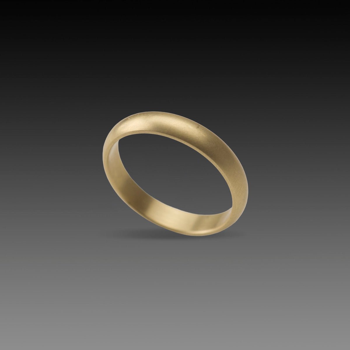 4mm Smooth Gold Band