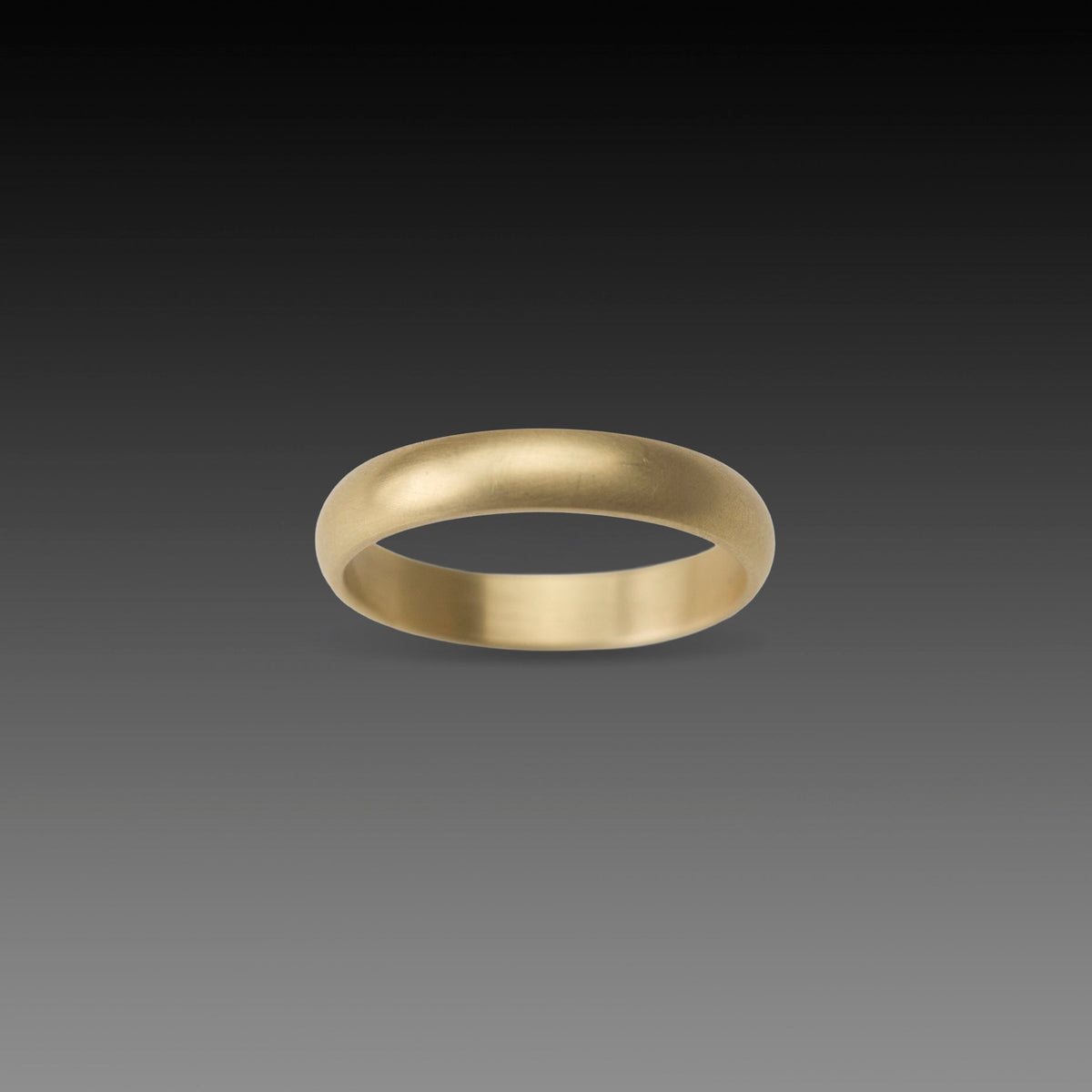 4mm Smooth Gold Band