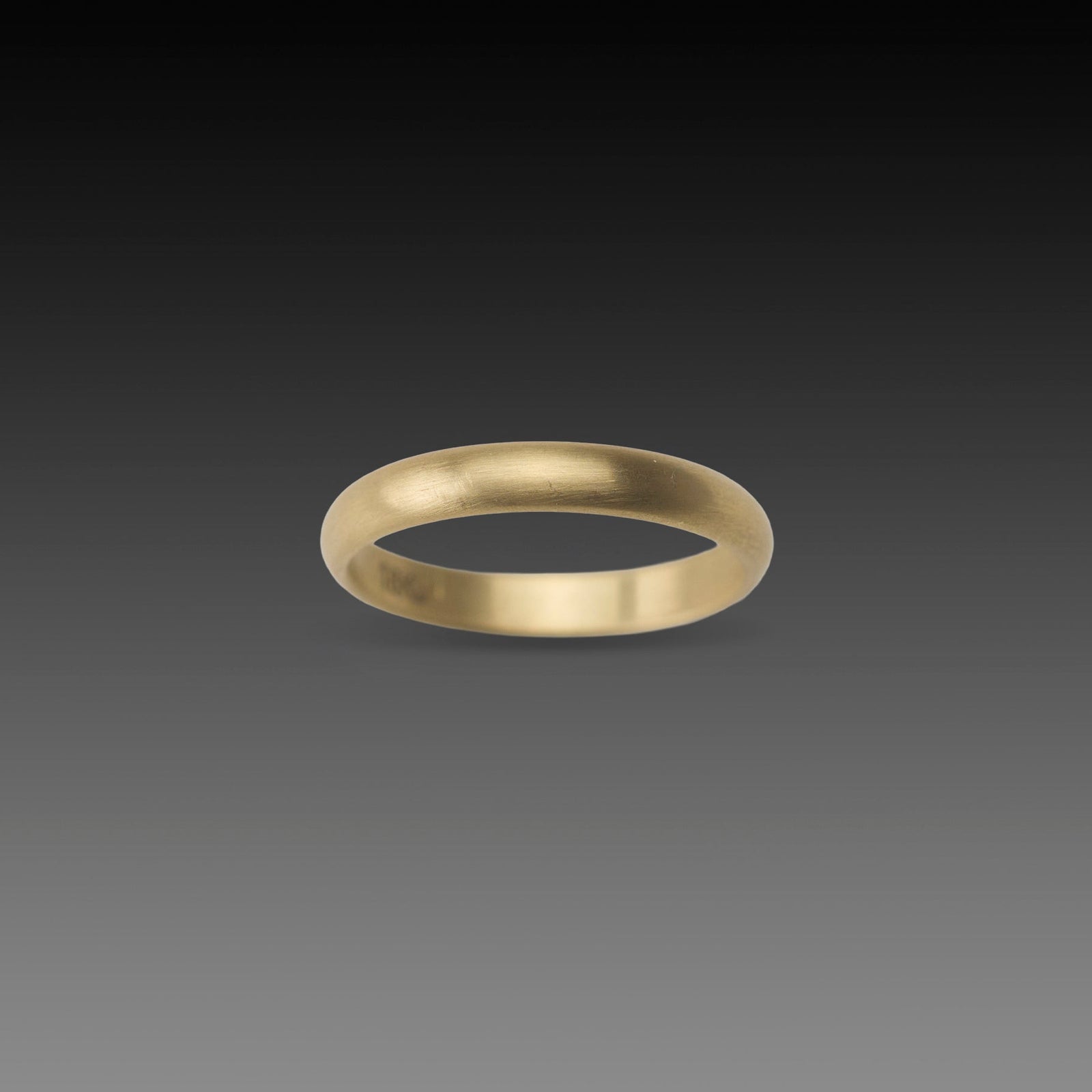 3mm Smooth Gold Band