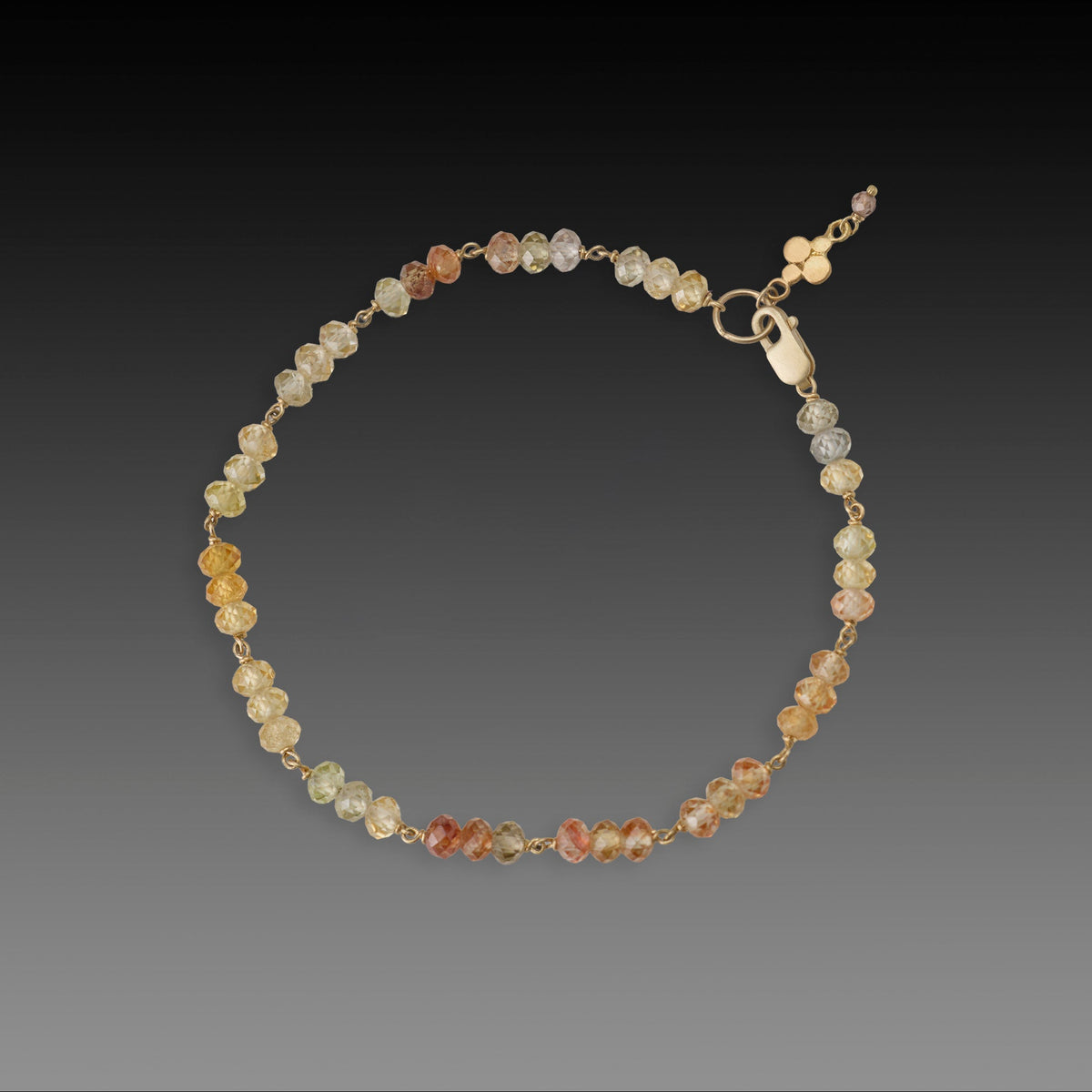 Warm Golden Zircon Bracelet