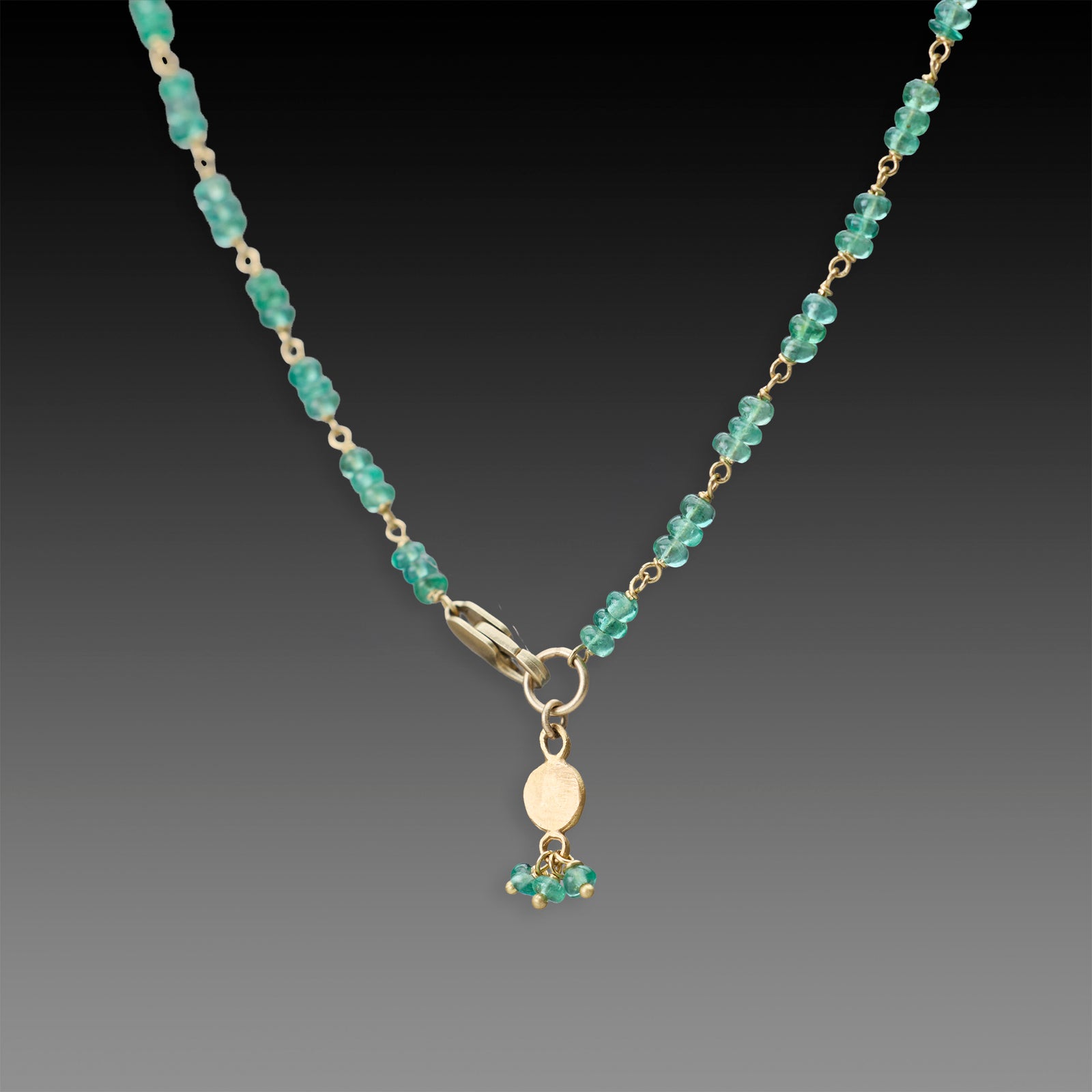 Evergreen Emerald Beaded Necklace