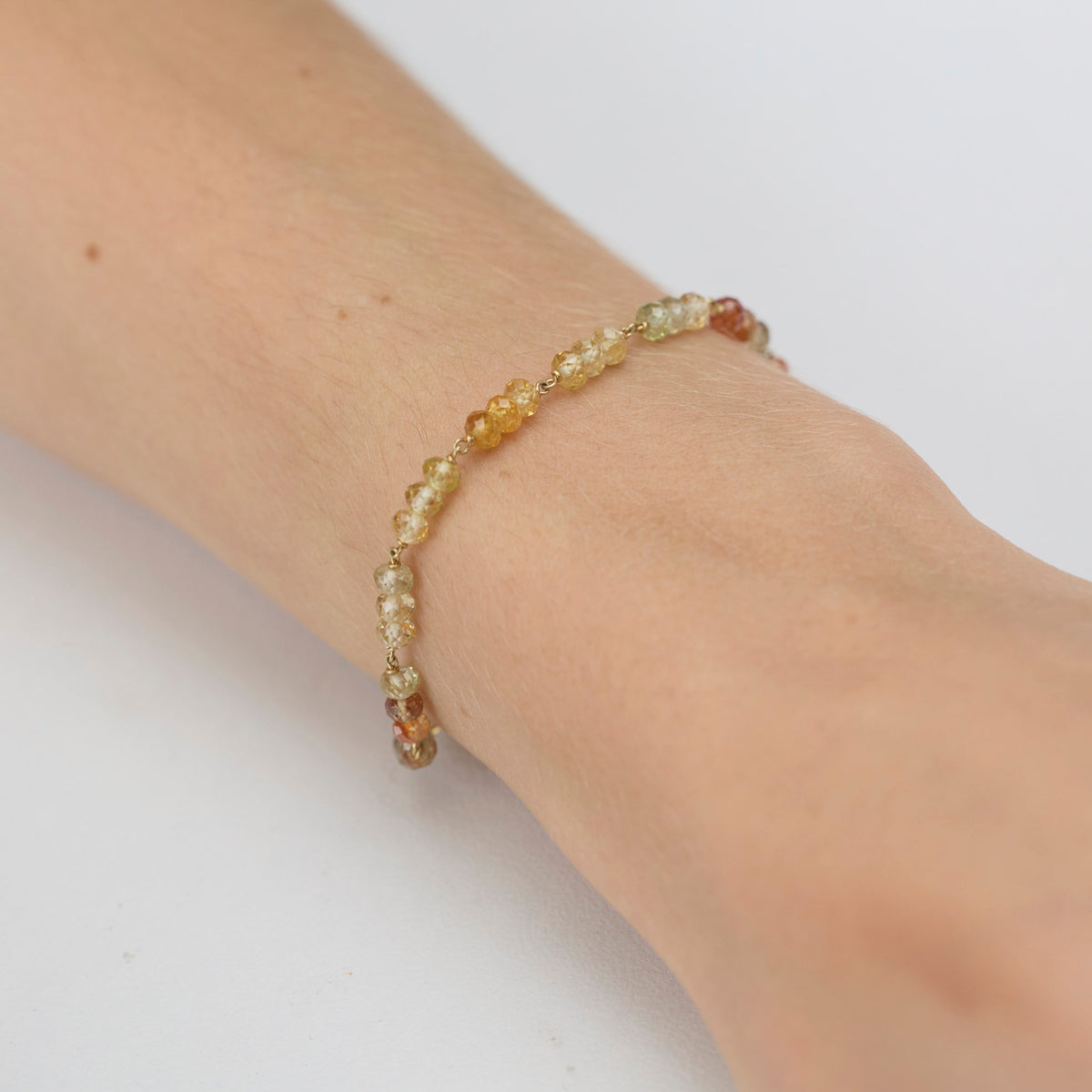 Warm Golden Zircon Bracelet