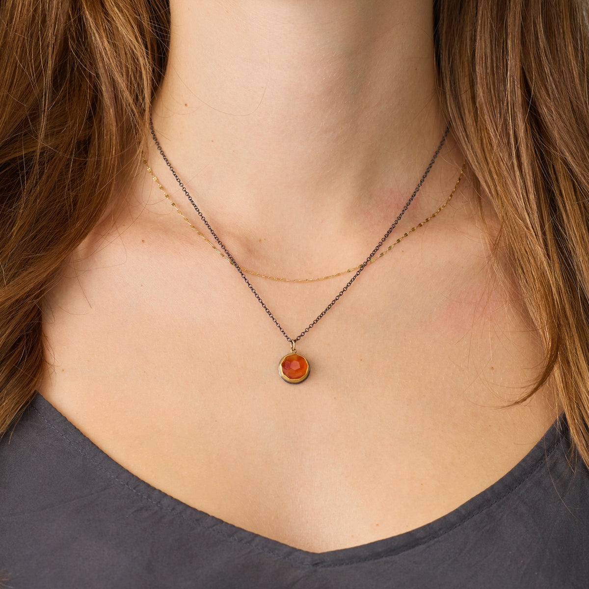 Carnelian Glow Necklace