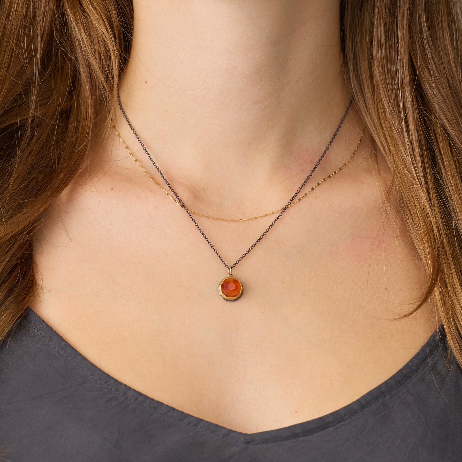 Carnelian Glow Necklace