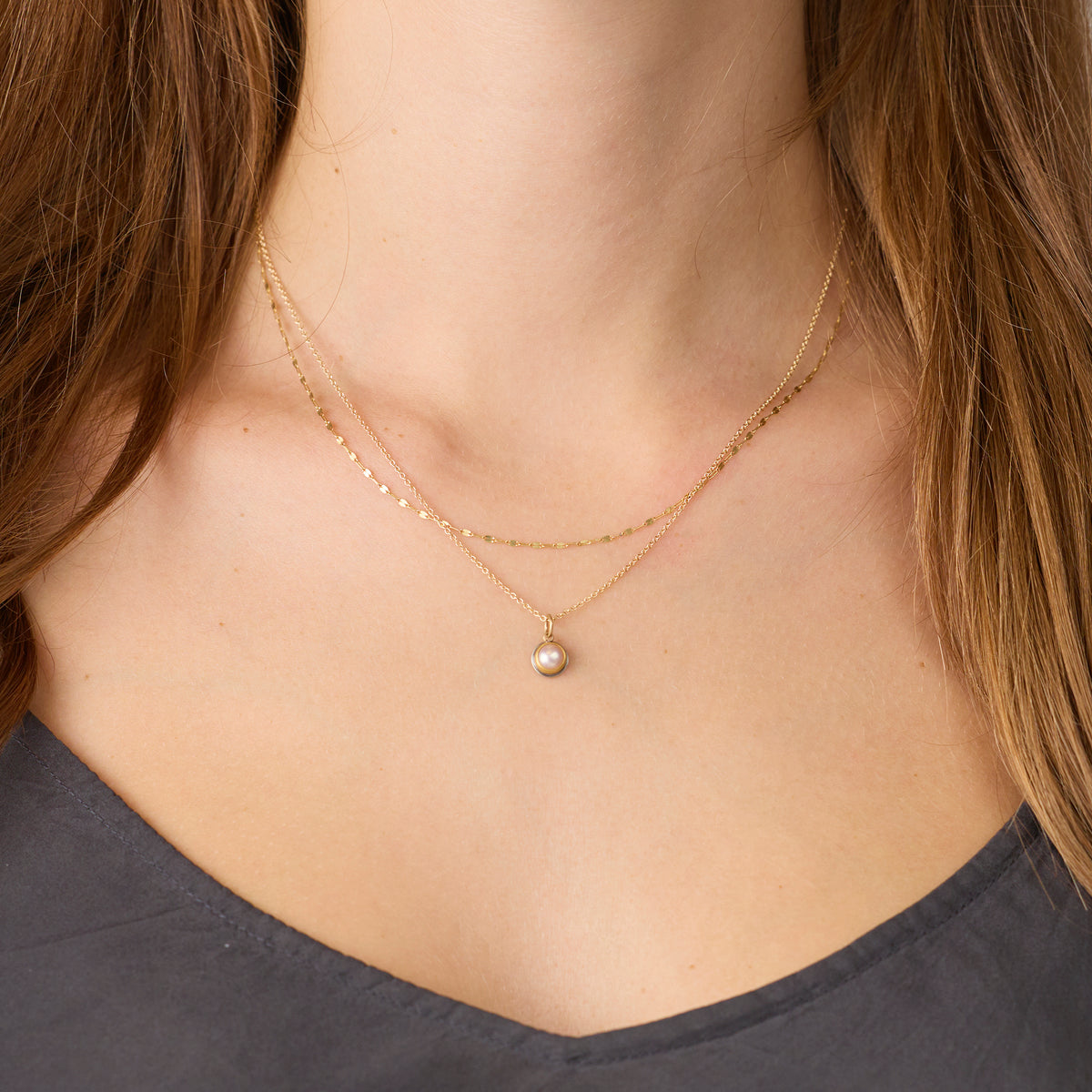Dainty Pearl Necklace