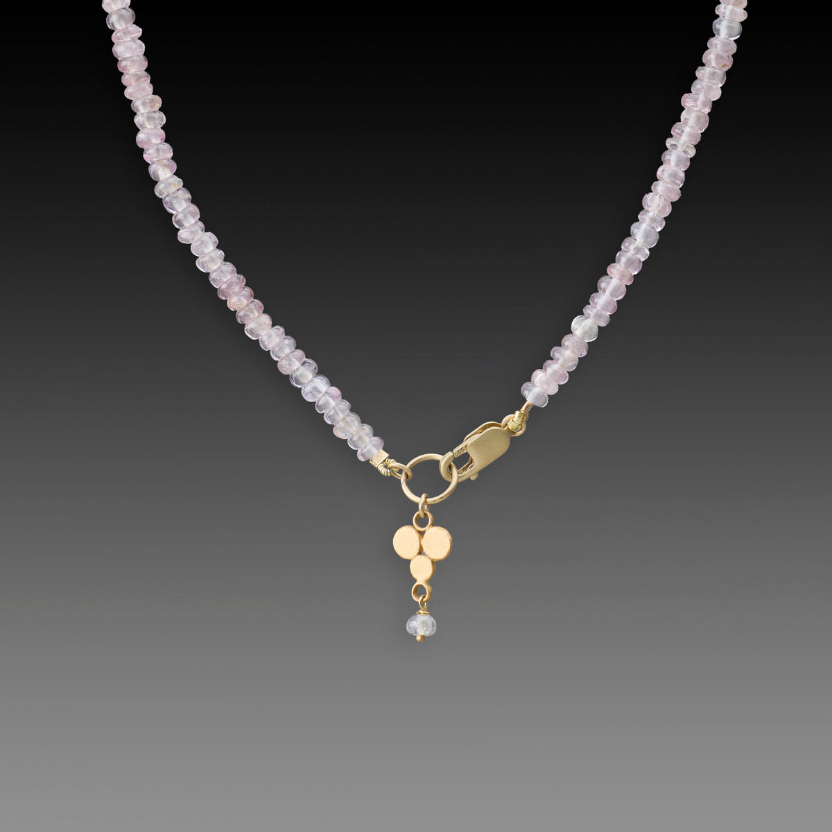 Ombre Spinel Blush Beaded Necklace