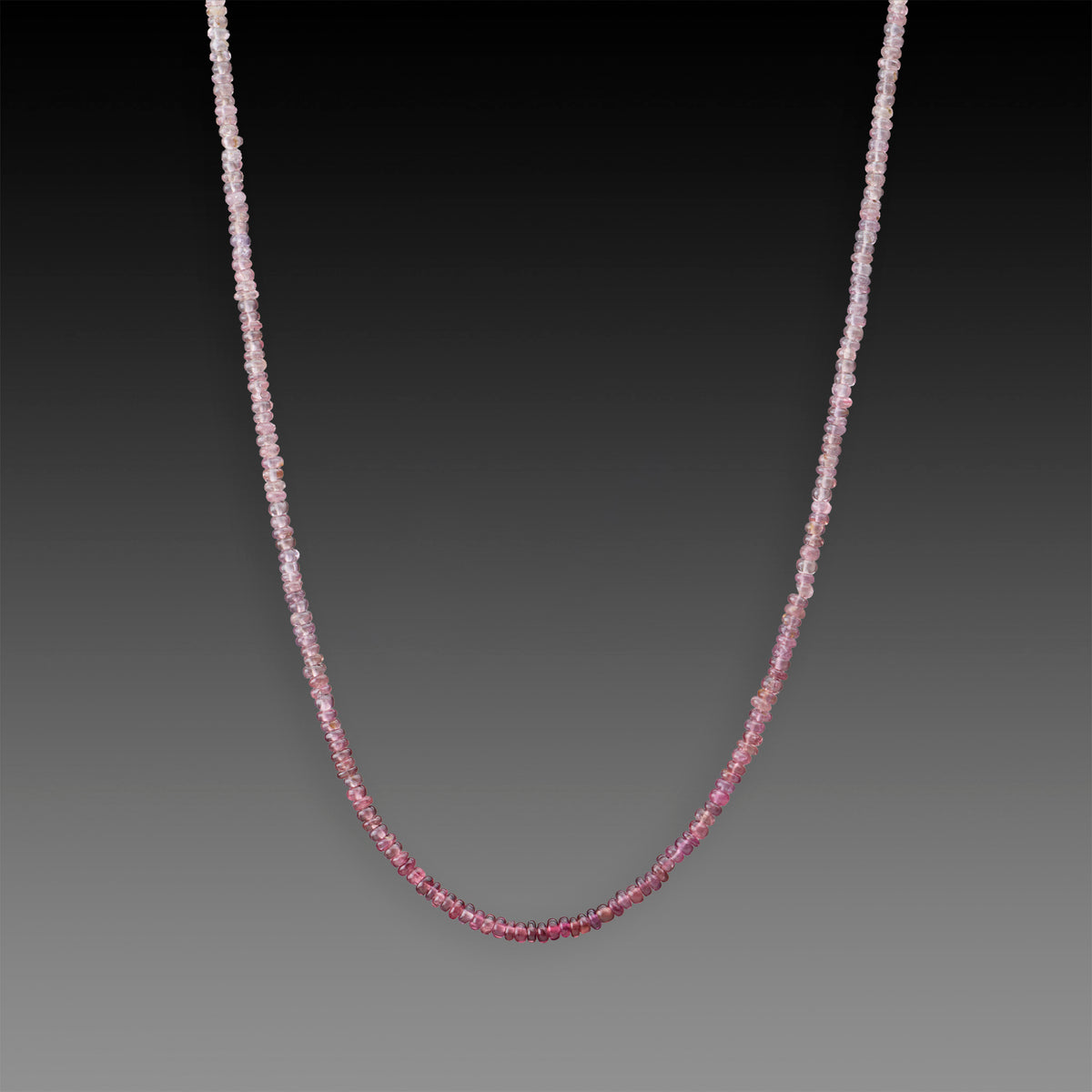 Ombre Spinel Blush Beaded Necklace