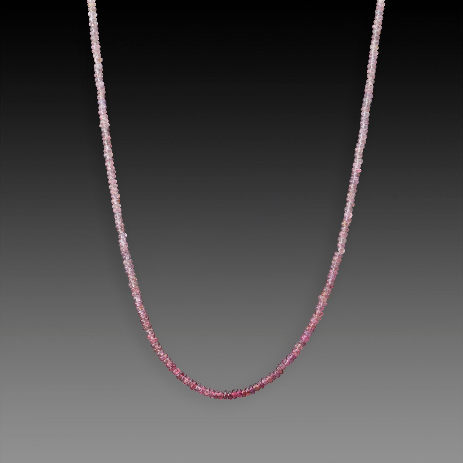 Ombre Spinel Blush Beaded Necklace
