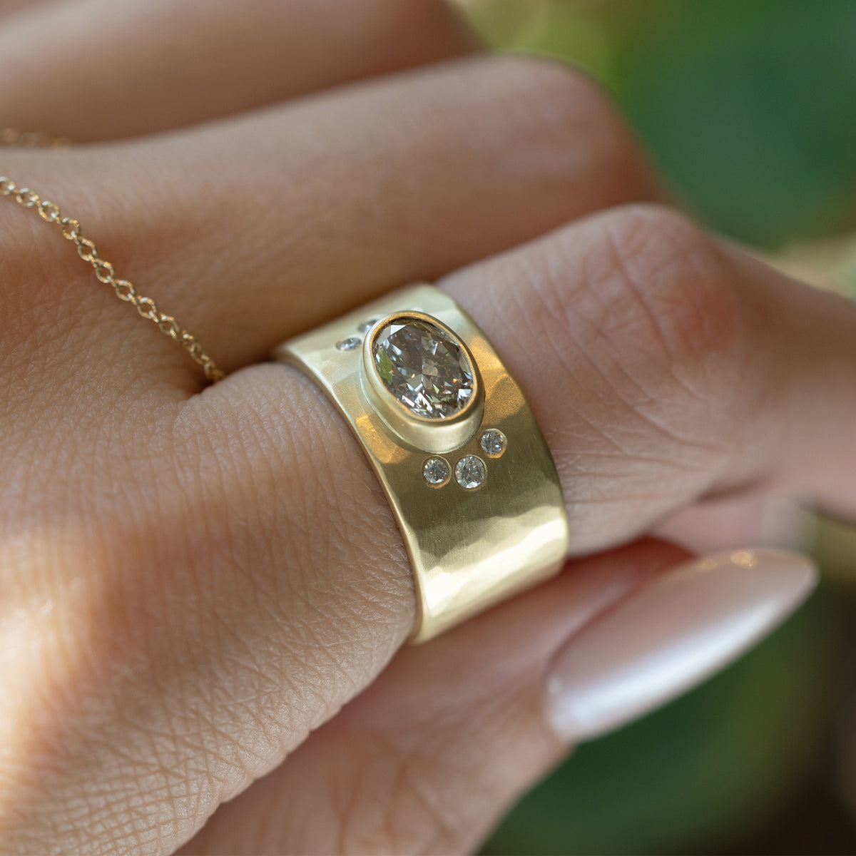 Champagne Diamond Radiance Ring