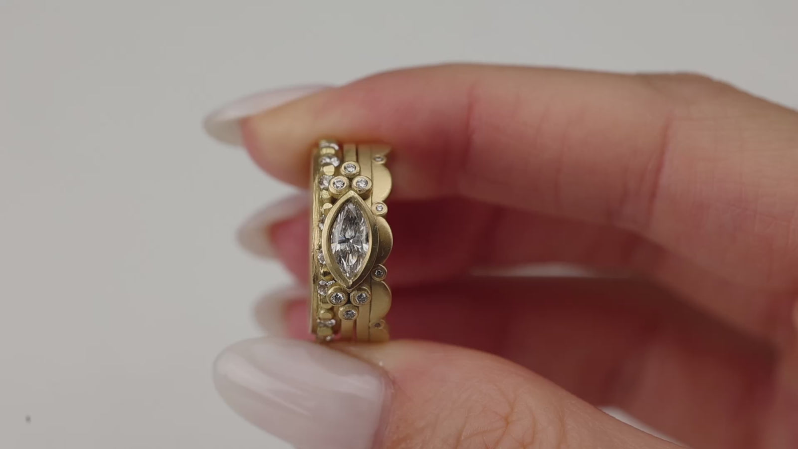 Marquise Diamond Stack