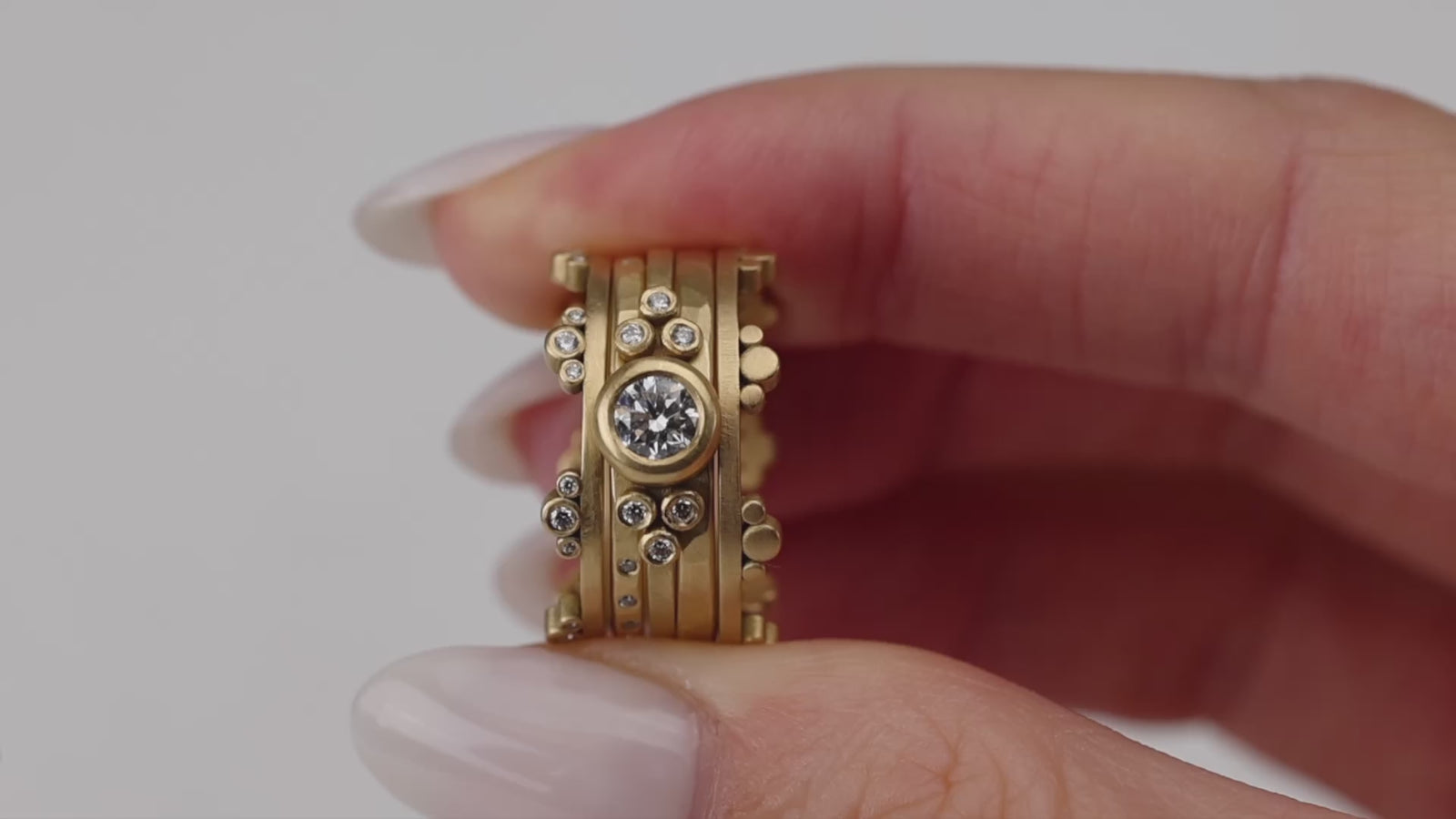 Elegant Diamond Stack