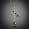 Branch Necklace with Peridot