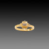 Baguette Diamond Ring with Diamond Trios
