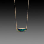 Australian Opal Necklace with Diamonds
