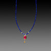 Lapis and Ruby Necklace