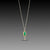 Marquise Emerald Necklace with Diamond Drop