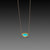 Marquise Turquoise Necklace with Diamonds