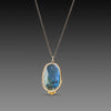 Labradorite Necklace with 22k Dots