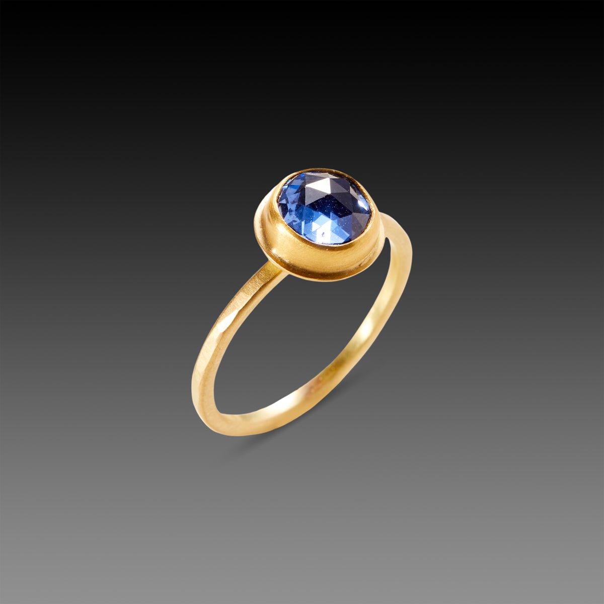 Blue Sapphire Solitaire Ring