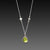 Rose Cut Peridot Necklace