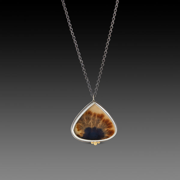 Dendritic Agate Statement Necklace