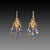 Sapphire Filigree Earrings