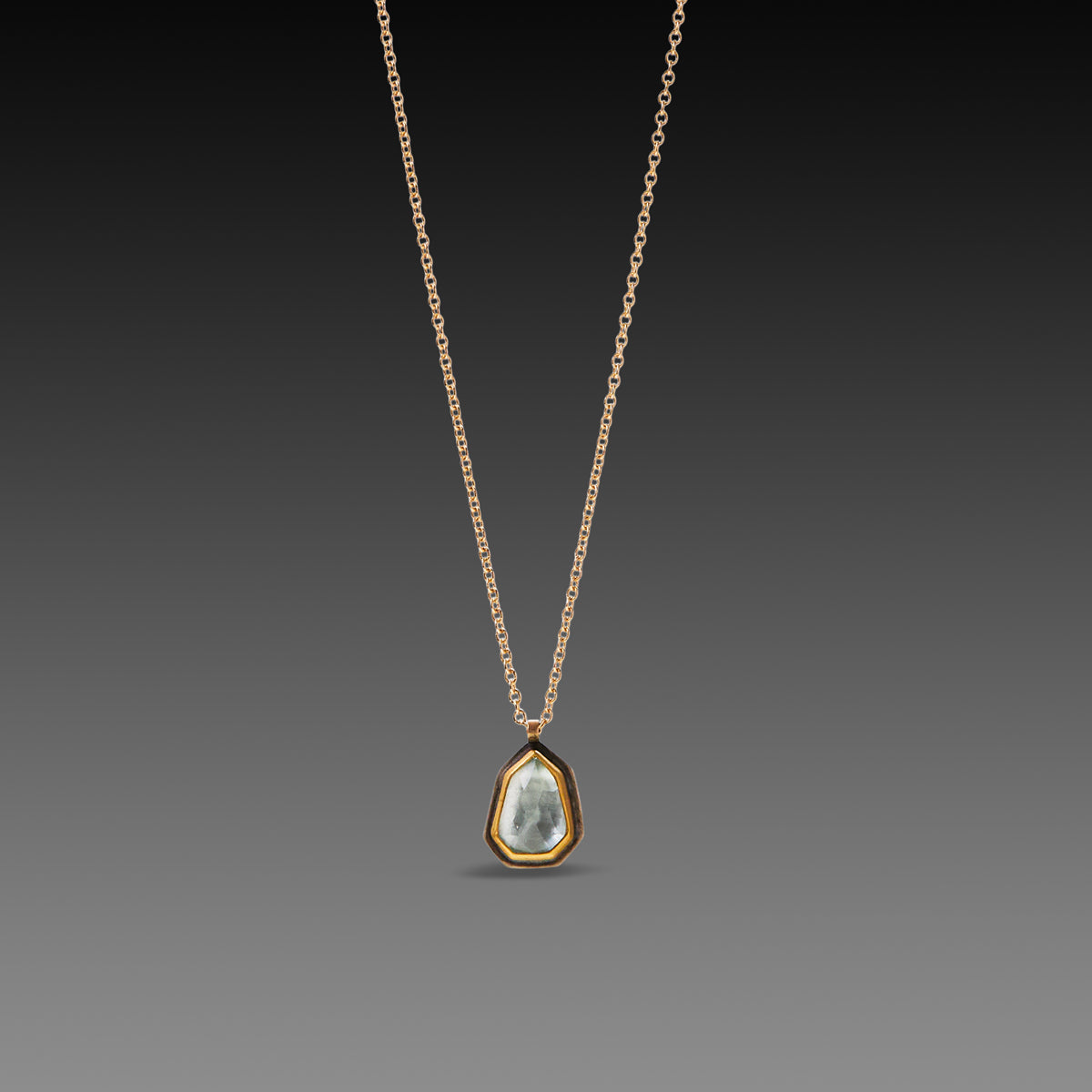 Geometric Topaz Necklace