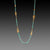 Tourmaline Necklace with 22k Gold Ferns