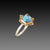 London Blue Topaz Star Ring