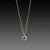 Geometric Topaz Necklace with Diamond Trio