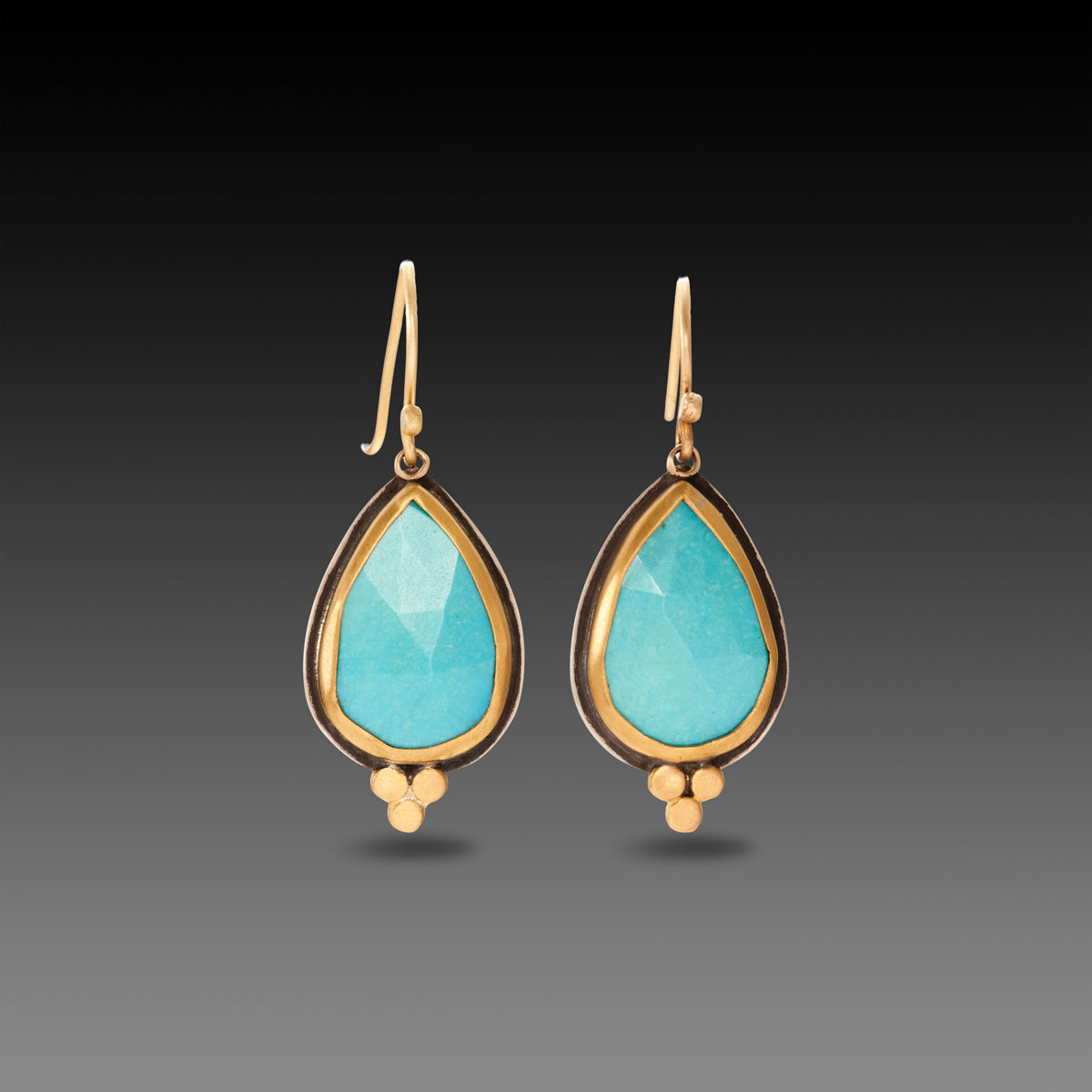 Turquoise Teardrop Earrings