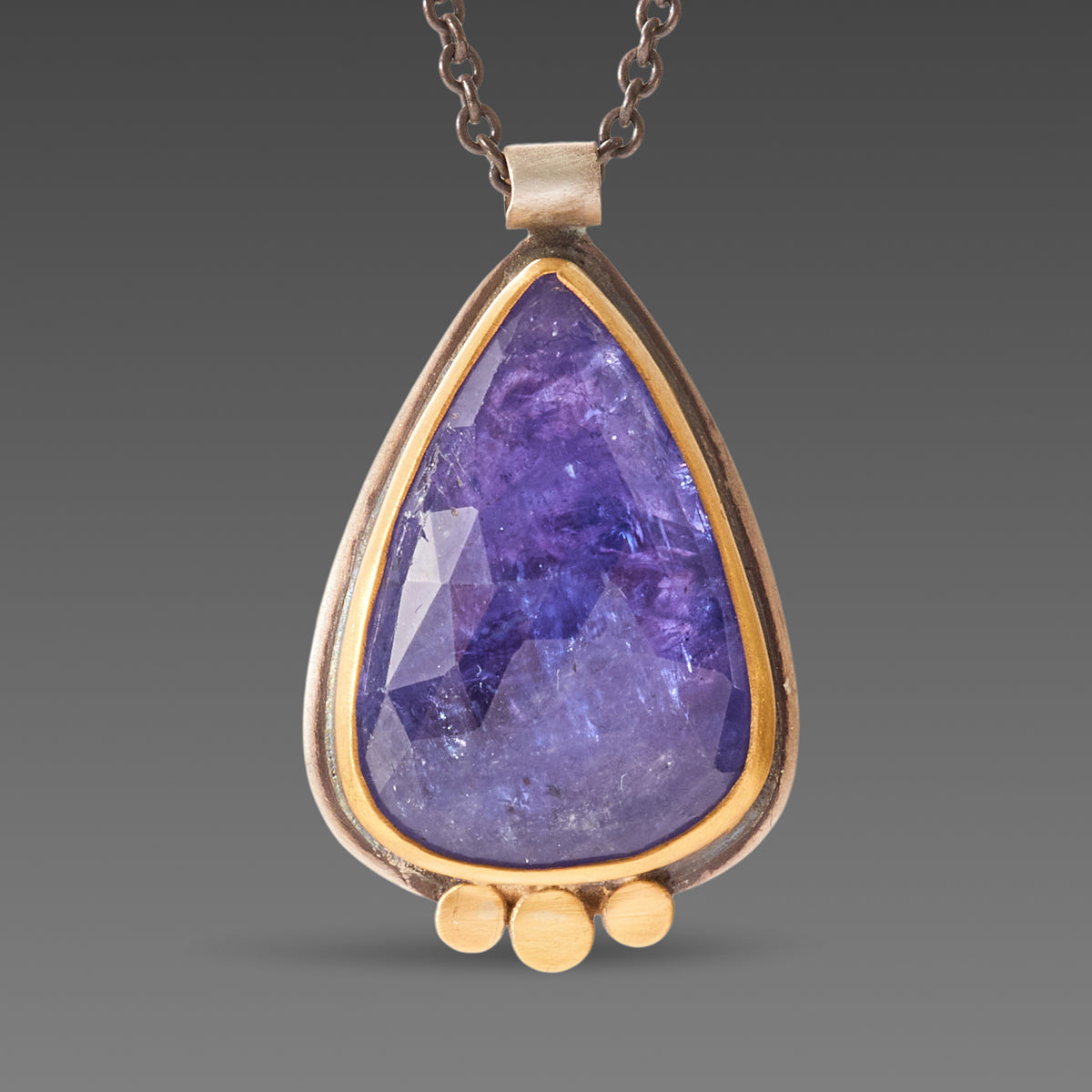 Tanzanite Teardrop Necklace