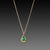 Teardrop Emerald Necklace