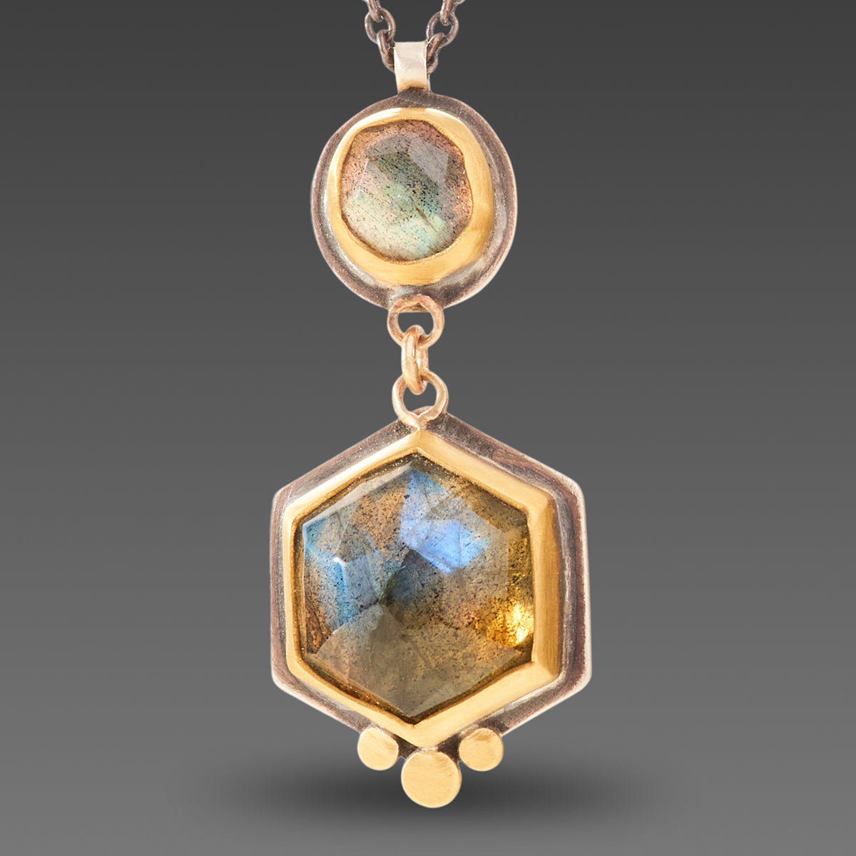 Double Labradorite Necklace