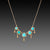 Delicate Turquoise Fringe Necklace