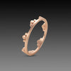 Side Trios Band in Rose Gold