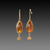 Fire Opal Teardrop Earrings