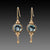 London Blue Topaz & Diamond Earrings