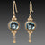 London Blue Topaz & Diamond Earrings