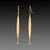 Gold & Diamond Long Leaf Earrings