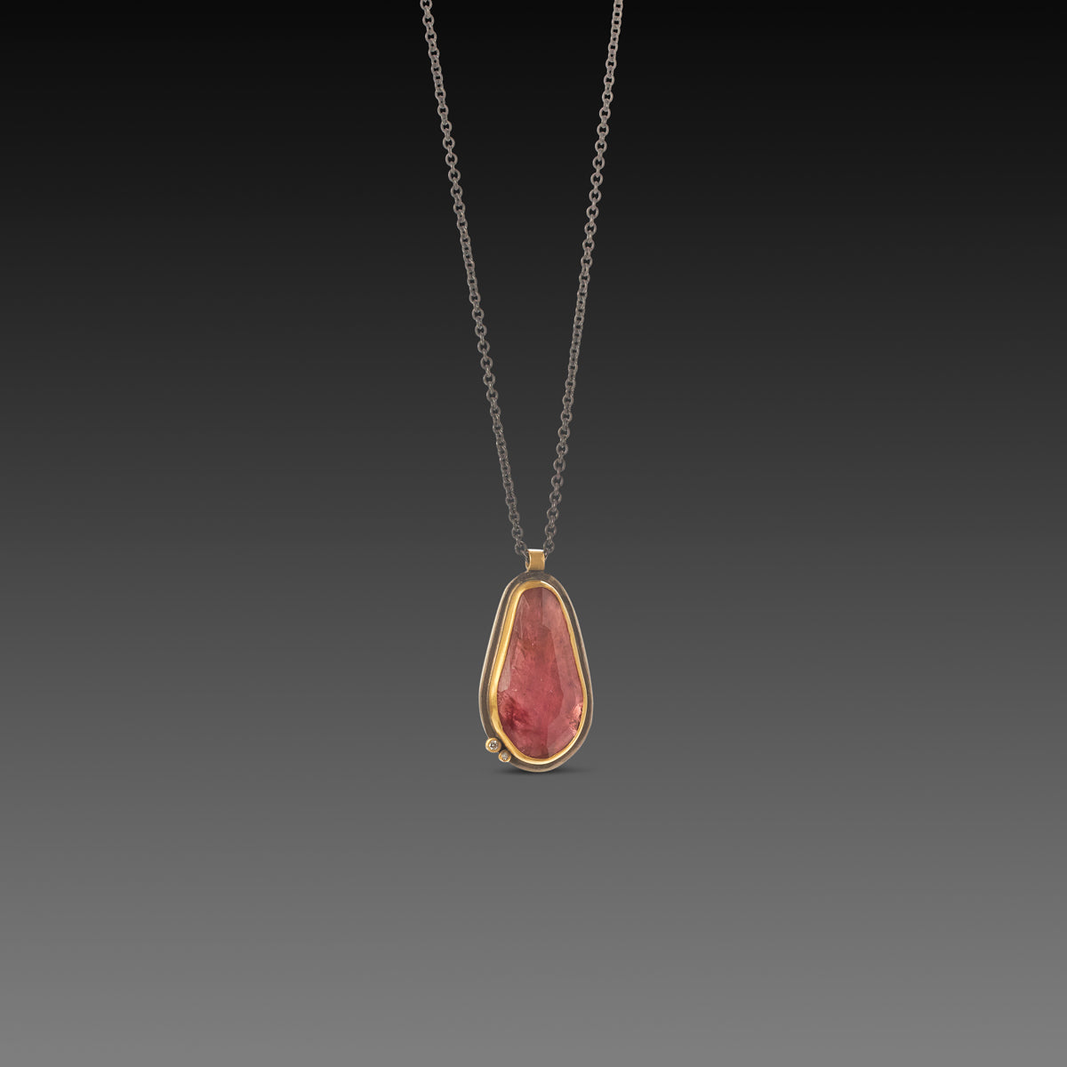 Pink Tourmaline Necklace