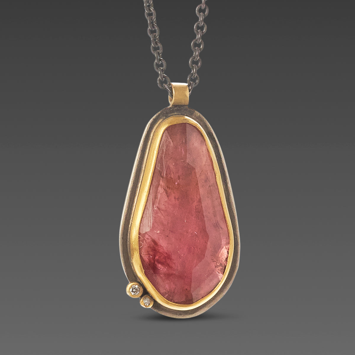 Pink Tourmaline Necklace