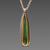 Green Tourmaline Teardrop Necklace