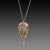 Dendritic Agate Teardrop Necklace