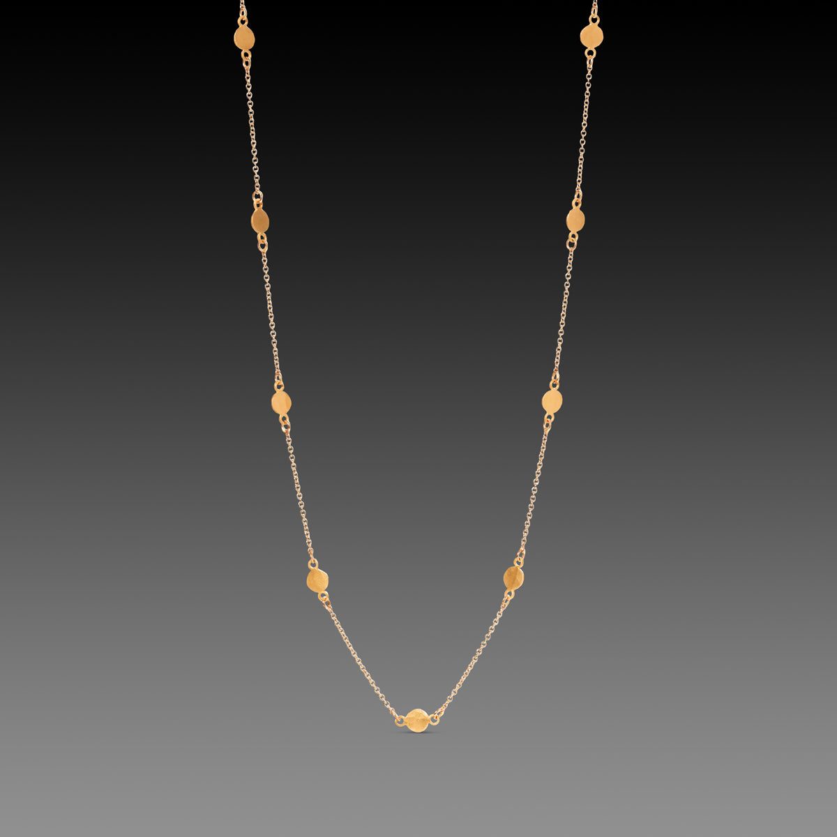 Delicate Gold Dot Necklace