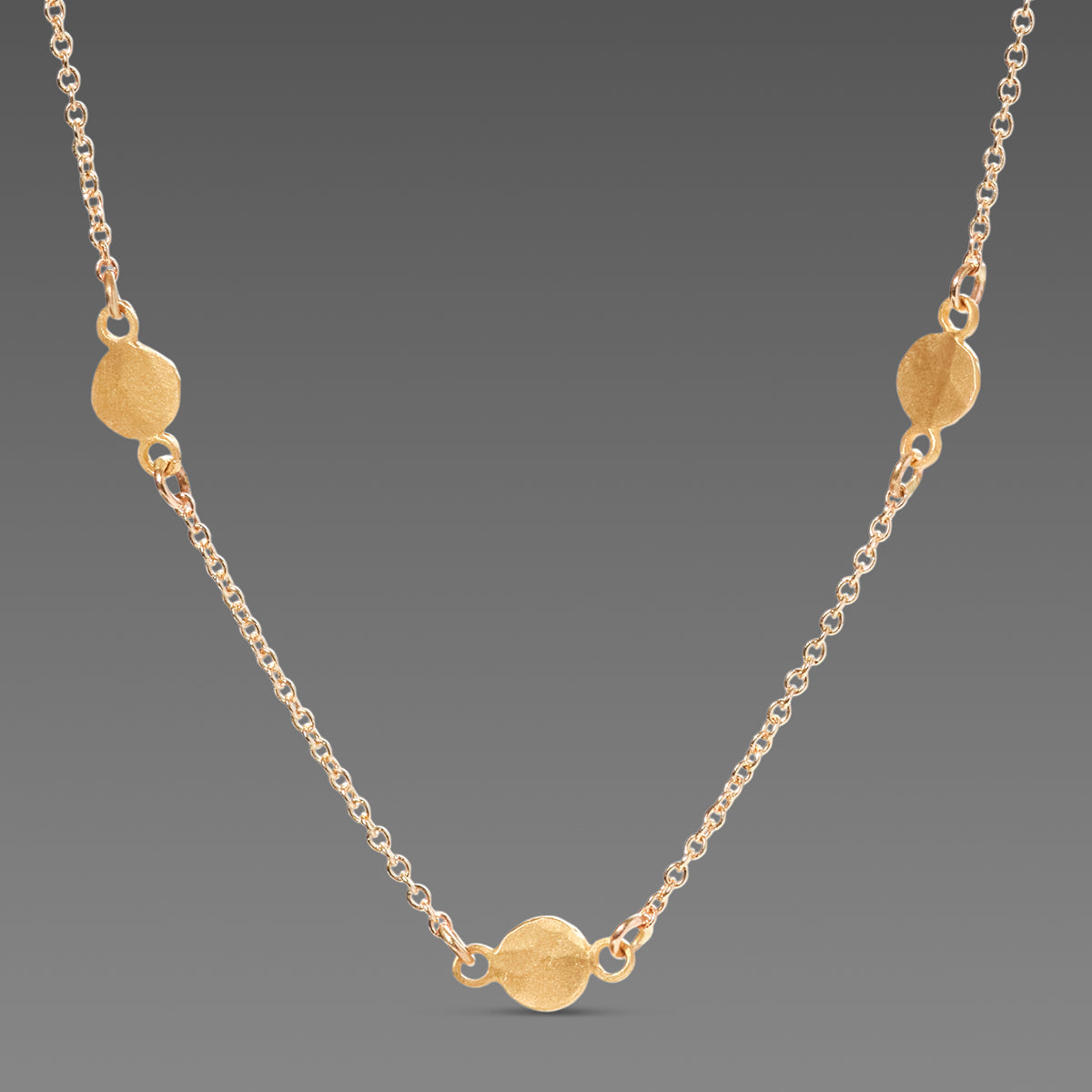 ALL TOGETHER Delicate Gold Chain Necklace - HENRI LOU DESIGNS