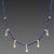 Lapis & Gold Drops Necklace