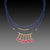 Lapis, Rubies & Gold Necklace