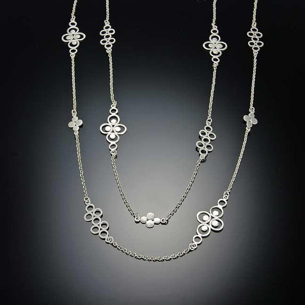 Silver Filigree Chain Necklace - Ananda Khalsa